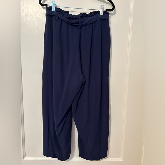 Point sur Viscose wide leg cropped pants - Picture 3 of 4